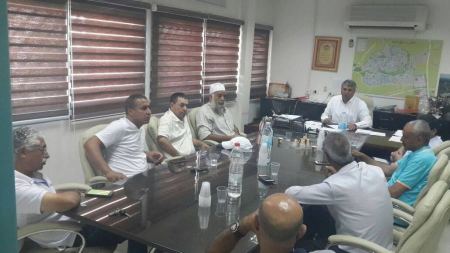  عطا ابو مديغم و اجتماع مع ممثلي غرفة الصناعة والتجاره برهط 